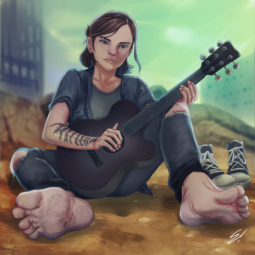 Ellie Foot Dom ~ The Last of Us Part II Femdom.