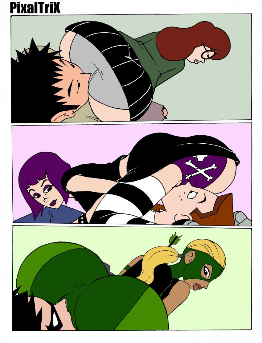 Daria Morgendorffer x Triana Orpheus x Artemis Crock ~ Cartoon Femdom – Rule  34 Femdom Club