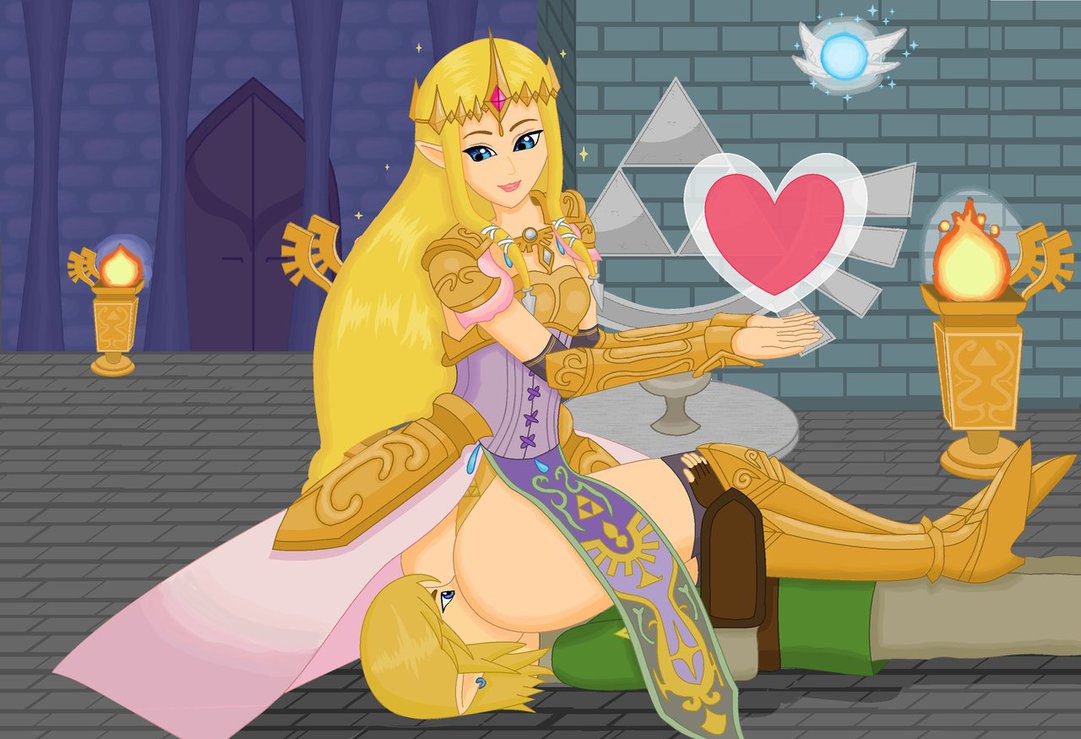 Princess Zelda Facesitting Legend of Zelda Femdom by Keijix.