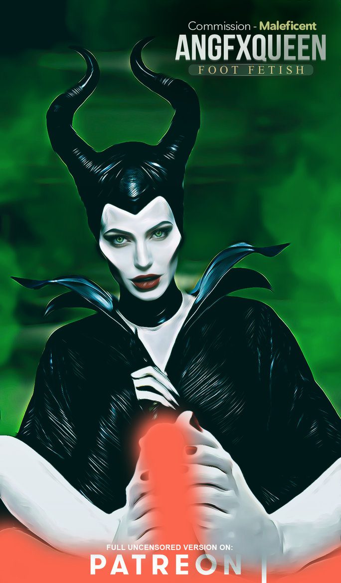 Angelina Jolie as Maleficent Foot Domination ~ Movies ~ By ANGFXQUEEN.
