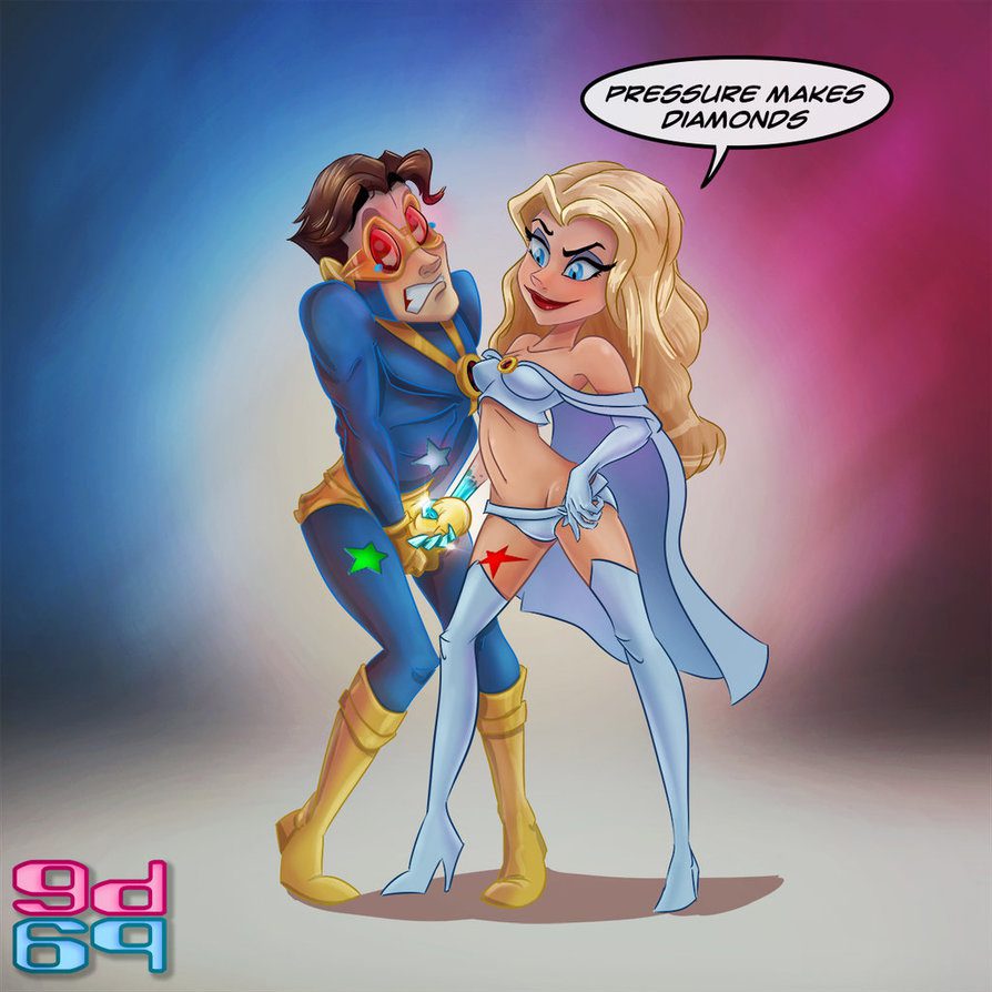 Superhero ballbusting