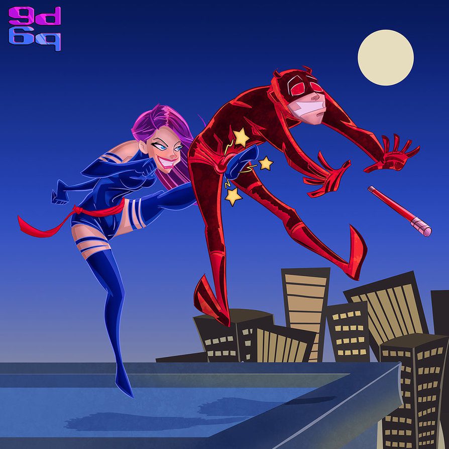 Superhero ballbusting