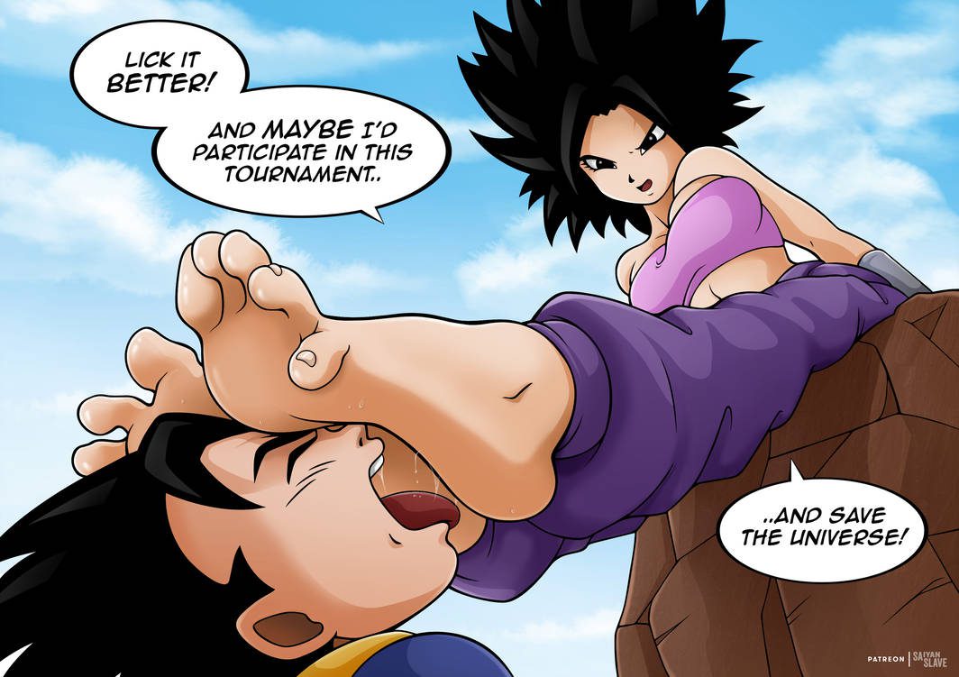 Caulifla Foot Worship Dragon Ball Super By SaiyanSlave Rule 34