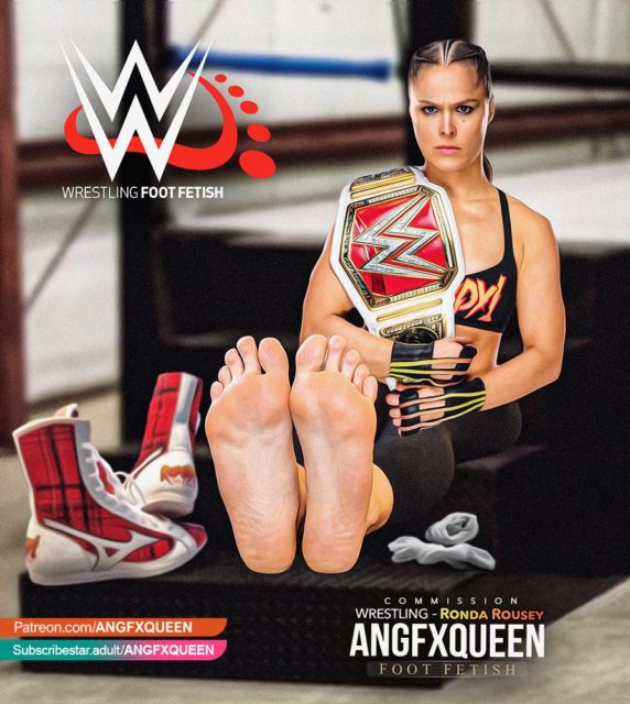 Ronda Rousey Foot Worship ~ WWE ~ By ANGFXQUEEN – Rule 34 Femdom Club