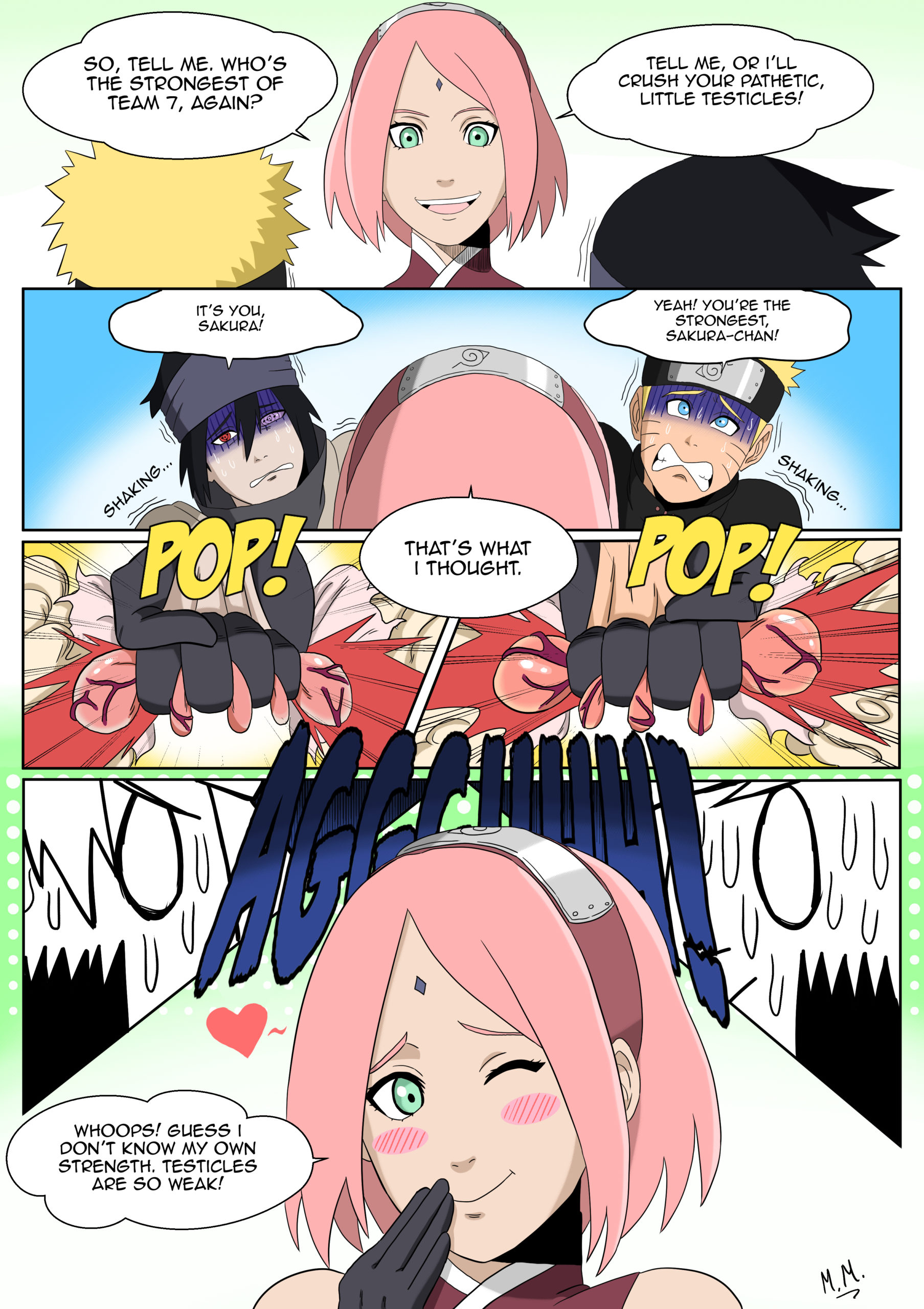Sakura ballbusting